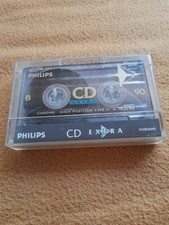 Philips CD ExtraPosition Chrome 90 Audio Kassette Cassette Tape  | 1 x bespielt 