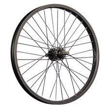 Laufrad 20 Zoll Hinterrad Fahrrad BMX 36 Loch 14mm Achse Aluminium Felge schwarz