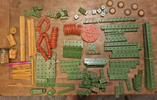 Konvolut Holzbausteine DDR 50e/60er Jahre, über 100 Teile