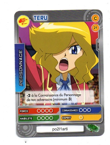 Beyblade karte 21 teru - karte,