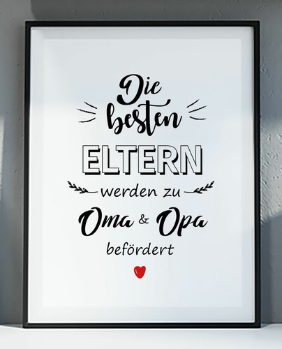 Beste eltern oma und opa - beste,