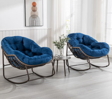 Rattan Schaukelstuhl