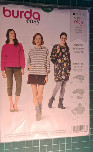 Burda schnittmuster 6296 - burda, easy