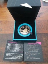 London 2012 Olympic Gold Plated 5£ Silver Proof Coin 28.28g