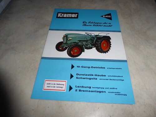 Prospekt traktor 400 von - prospekt,