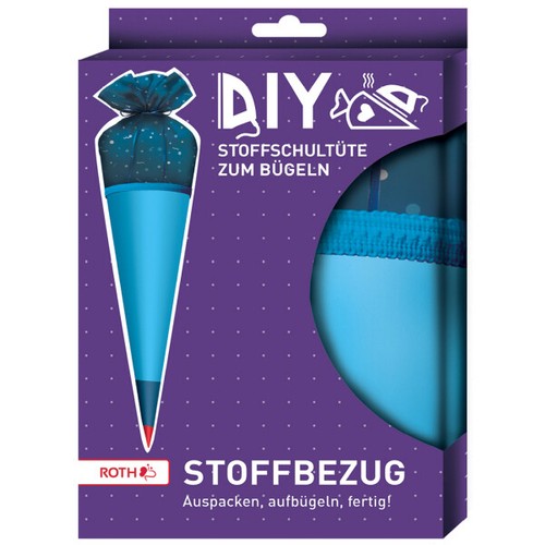 Stoffbezug blau für