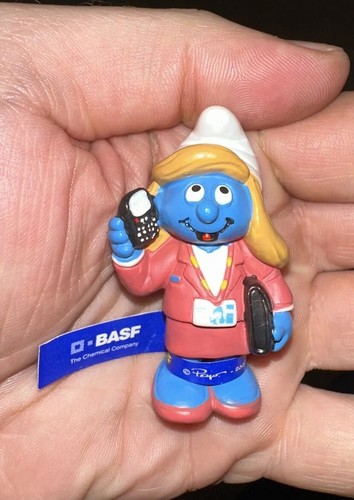 Schlümpfe werbeschlumpf basf - werbeschlumpf,