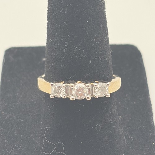 Karat gelbgold ring - gelbgold, 3