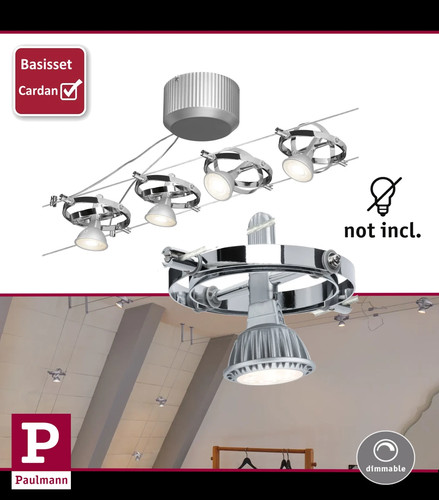 Paulmann seilsystem cardan 4er - seilsystem,