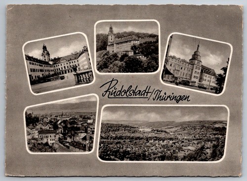 Postkarte rudolstadt - postkarte,