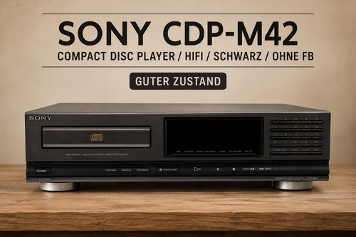 Sony cdp m42 compact - "cdp-m42", disc