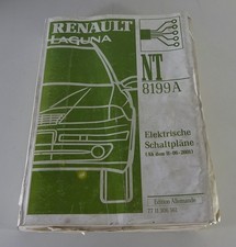 Werkstatthandbuch Elektrik / Elektrische Schaltpläne Renault Laguna 06/2001