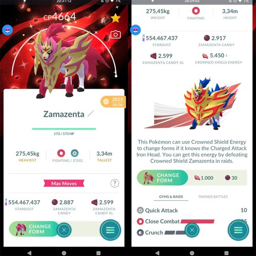 Pokemon level shiny crowned - level,