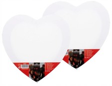 2x Keilrahmen Herz 29x29 cm