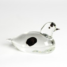 Murano Glas Figur Ente Cenedese Tierfiguren aus Venedig Made in Italy Vintage