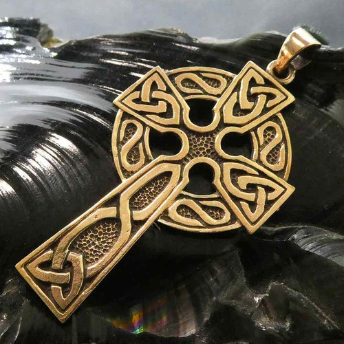 Kelten kreuz anhänger bronze - kelten,