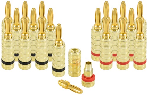 20x schraub bananenstecker - schraub,