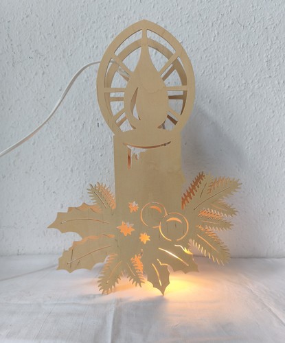 Fensterbild holz beleuchtet - beleuchtet,