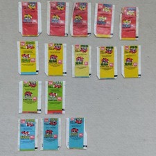 15 x Kaugummi Sammelbild Verpackung, Umblatt, alt, Fix und Foxi ML Bubble gum 
