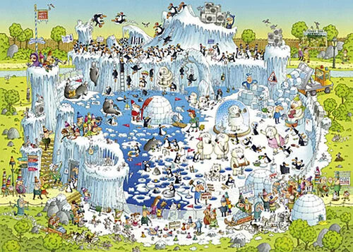 Puzzle funky zoo - t.),