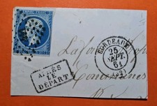Briefmarke. 25. Sept. 1861