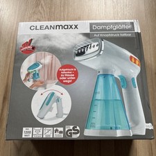 Clean Maxx Dampfglätter, faltbar, Türkis/Weiß, 1200 Watt, neu