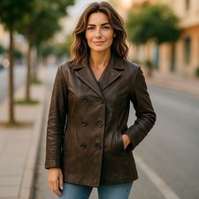 Vintage TRUCKER LEATHER sz