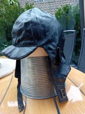 "Leder"haube für Cabrio- Oldtimerfahrer