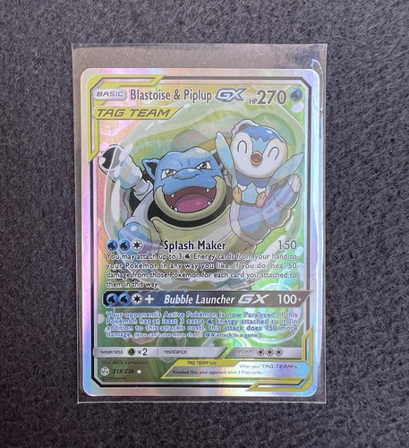 Blastoise piplup tag team - gx,