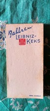 Alter Antiker Block Bahlsen LEIBNIZ -KEKS