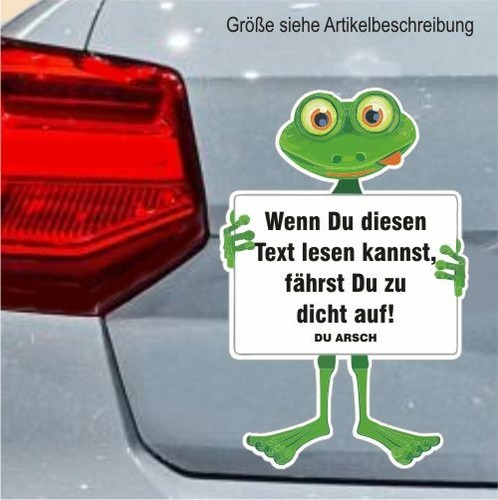 Frosch auto aufkleber sticker - auto,