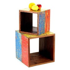 Wuona Objects Paar Holz