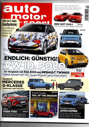 Zeitschrift auto motor und