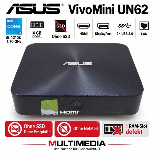 Asus vivomini un62 4210u - un62, i5-4210u