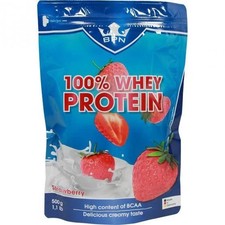100% Whey Protein Erdbeere Pulver 500 g, Protein Shake, Eiweiß Shake, NEU!!!