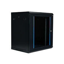 Netzwerkschrank Serverschrank 12HE (BxTxH) 600x450x636mm 19" unmontiert schwarz