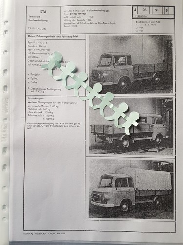 Pkw ddr 1000 mdi - mdi, barkas
