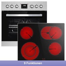 PKM Einbauherdset Glas-Keramik