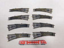 Fleischmann Modellgleis H0 Konvolut Weichen TEILW. LEICHTE MÄNGEL 6046 #EI290-1