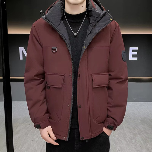 Herren winter parka kapuze - winter,