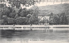 850369) AK Gruss vom Roten Kater im Fuldatal bei Kassel gelaufen um 1915