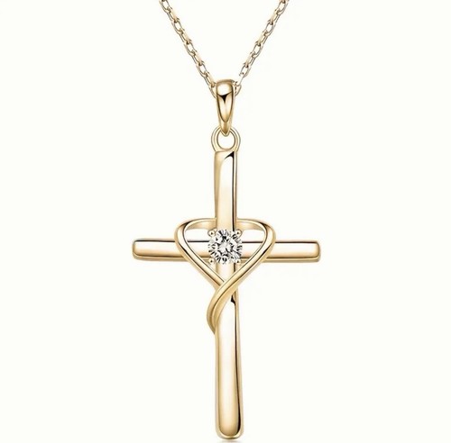 Gold kreuz herz - kreuz,
