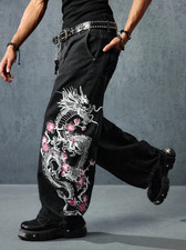 Herren Wide Flared Jeans mit