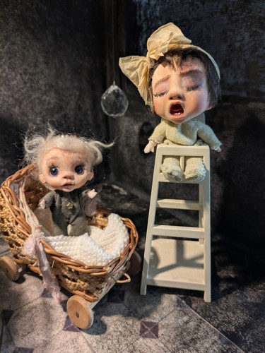 Blythe baby bjd ooak - bjd,