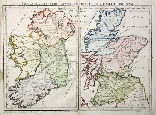Irland schottland postkarte - irland,