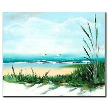 ORIGINAL Acryl Bild Gemälde Meer Abstrakt Malerei Kunst Modern Strand HANDGEMALT