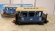 Playmobil 4100 Eisenbahn Waggon Blauer Personenwagen DB mit OVP