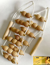 Massagegurt Rückenmassagegurt mit Holzrollen , neuwertig 