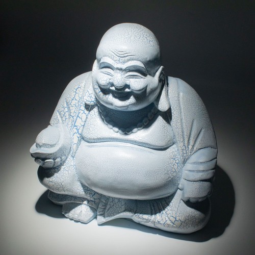 Lachende buddha lampe - buddha,