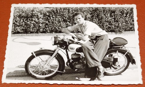 Altes privat foto motorrad - sw,